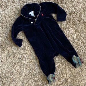 Ralph Lauren 6 months footed coveralls.